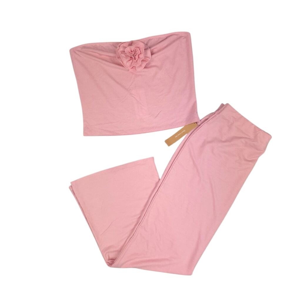 Reformation Adalynn Knit Two Piece Set Tube Top and Skirt in Baby Girl - Picture 3 of 11